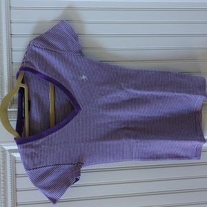 Ralph Lauren Short Sleeve V Neck Top. Size XS. EUC